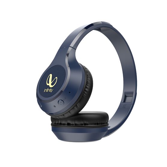 INFINITY TRANZ 700 - Blue - Wireless On -Ear Headphones - Back