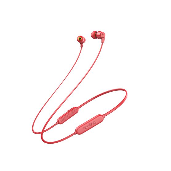 INFINITY TRANZ 300 - Red - In-Ear Wireless Headphones - Hero