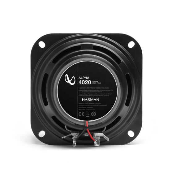 Infinity Alpha 4020 - Black - 4" (100mm)  Two Way Car Speaker - Back