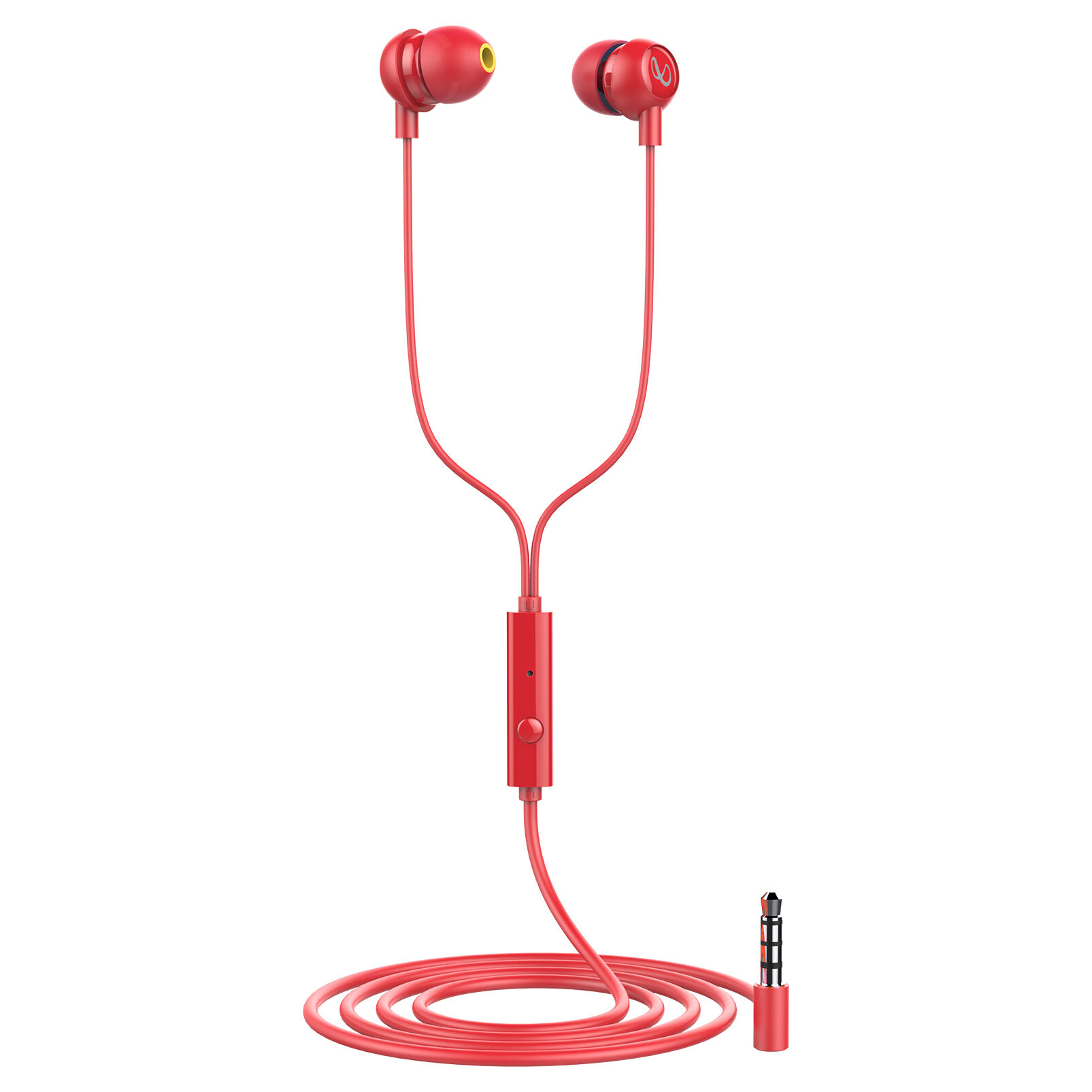 INFINITY WYND 220 - Red - In-Ear Wired Headphones - Top