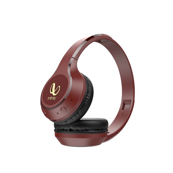 INFINITY TRANZ 700 - Red - Wireless On -Ear Headphones - Back